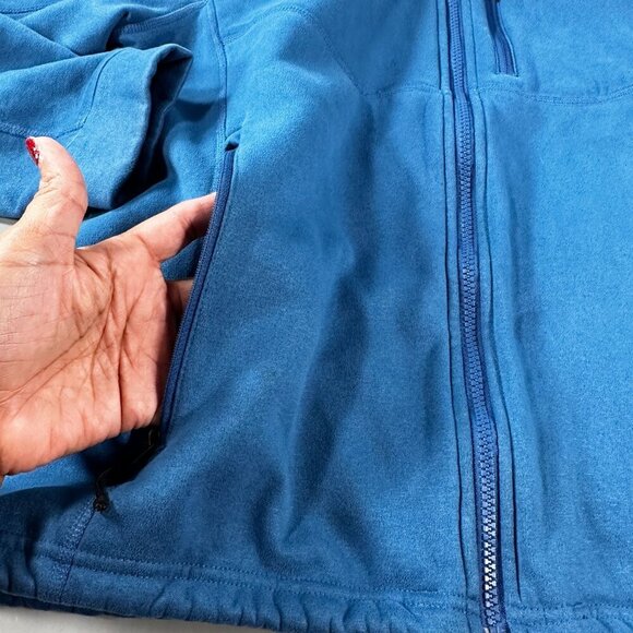 North Face Full Zip Fleece Jacket Mens Classic Half Dome Long Sleeve Vintage - Picture 5 of 16